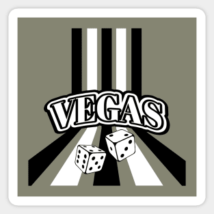 VEGAS Vacation Roll The Dice Sticker